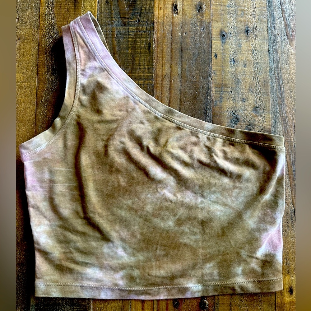 Cotton Citizen Brisbane cropped one shoulder tank